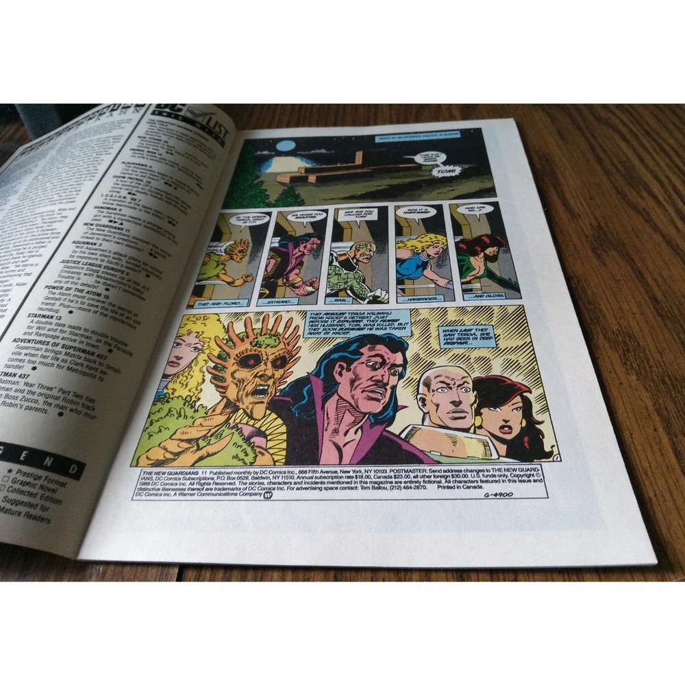 The New Guardians #11 (August 1989 DC Comics)